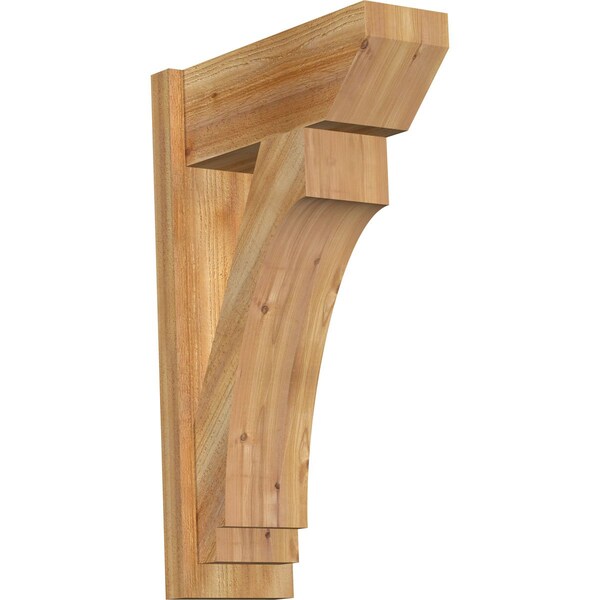 Ekena Millwork Imperial Slat Rough Sawn Outlooker, Western Red Cedar, 8"W x 20"D x 32"H OUT08X20X32IMP06RWR - main